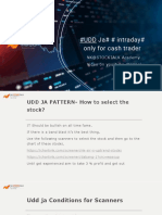 Identifying UDD JA Patterns for Intraday Trading