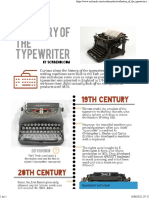 A History of The Typewriter Scribendi