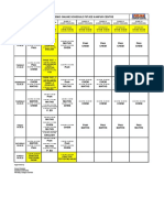 Time Table Senior Wing