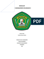 Makalah Uas Manajemen Keuangan Ii: Disusun Oleh: Teofano Keenan Febrian