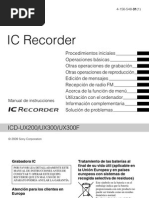 Download Manual de Instrucciones Grabadora Sonidos Sony by Eduardo Zubiaut SN57777756 doc pdf