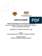 2022 Kertas Konsep Pertandingan Forum Remaja