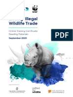 Ending Illegal Wildlife Trade: Online Training Certificate Reading Materials