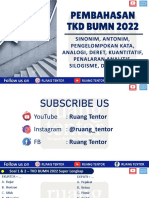 TKD BUMN 2022 Super Lengkap