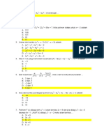 Soal Matematika Peminatan SMTR 4 2021