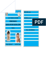 Credencial para Recojo de Niños