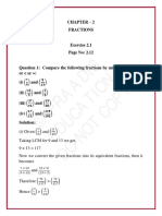 © Praadis Education Do Not Copy: Chapter - 2 Fractions