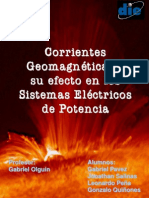 Corrientes Geomagnéticas y su efecto en los Sistemas Eléctricos de Potencia