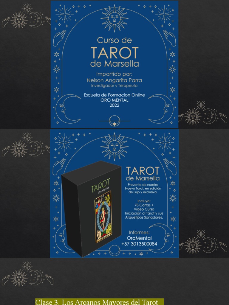 Curso Tarot de Marsella - OroMental - Clase 3 PDF | PDF | Cielo