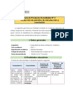 Guía - Producto Acreditable 2 - Redacción de Párrafos de Introducción y de Cierre - 2022-I