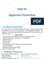 Unit III Apparatus Protection