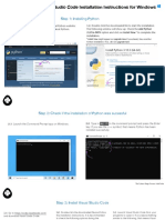 PDF Installation Instructions, Windows