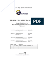 Technical Memorandum: California High-Speed Train Project