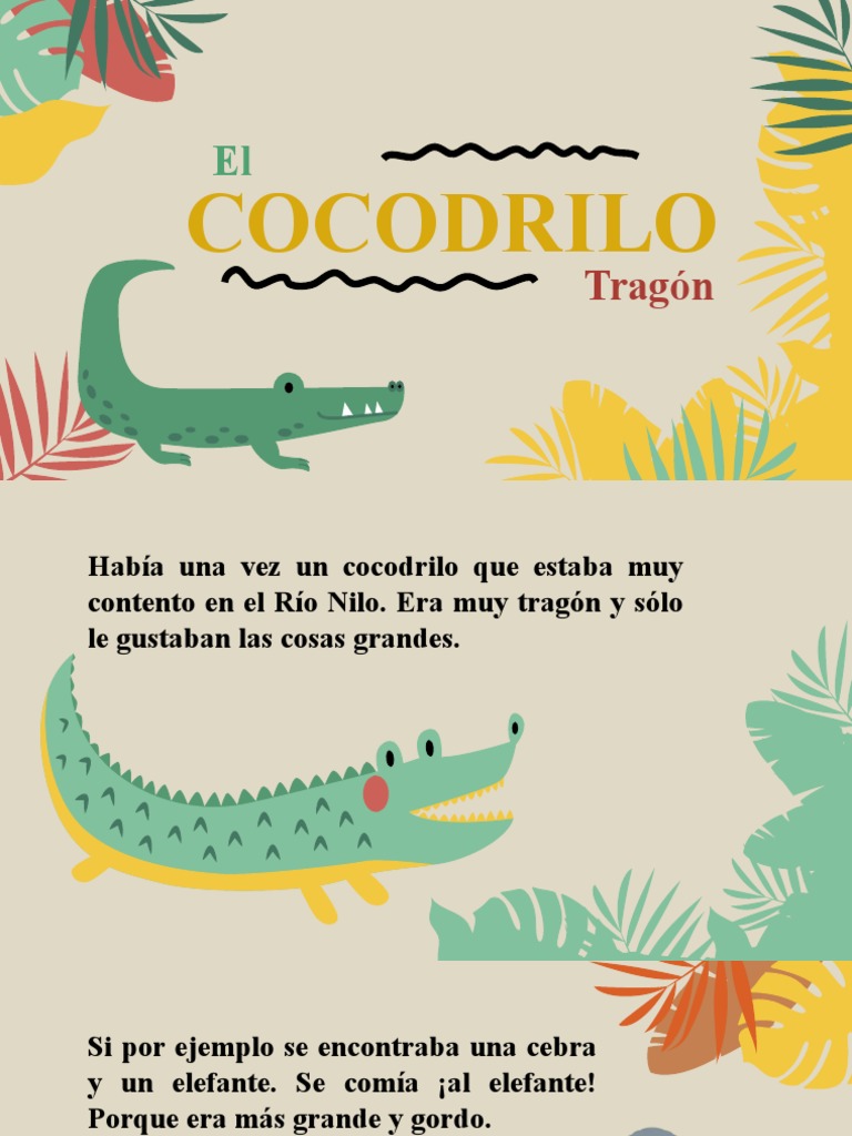 Cuento El Cocodrilo Tragon | PDF