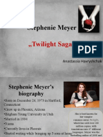 Stephenie Meyer: Twilight Saga"