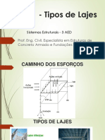 Aula 1 - Tipos de Lajes