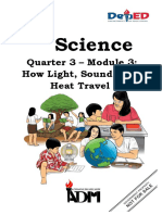 Quarter 3 - Module 3: How Light, Sound, and Heat Travel: Science