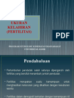 Ukuran Kelahiran (Fertilitas)