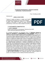 Informe Asesoría Legal - Gaona Patiño Jubinal - Mlópez Abogados Piura
