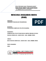 RAB Rumah Magot Desa Tanjung Teros Kec - Labuhan Haji-Kab - Lotim