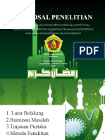Presentasi Proposal Skripsi Tema Ramadhan