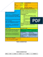 Year 4 Lesson Plan: Content Standard