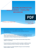 Seminar Utjecaj Tjelesne Aktivnosti Na Raspoloženje - Fiziološki Mehanizmi