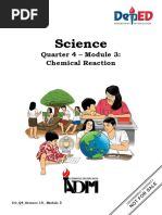 Science: Quarter 4 - Module 3: Chemical Reaction