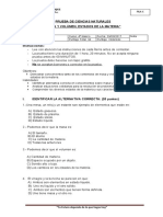 Prueba Ciencias 1 Forma C