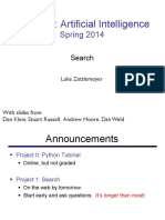 CSE 473: Artificial Intelligence: Spring 2014