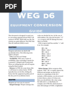 WOIN & WEGd6 Equipment Conversion Guide