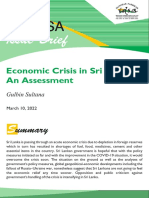 Ib Economic Crisis in Sri Lanka Gsultana 100322