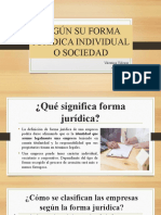 Expocisión Según Su Forma Jurídica Individual o Sociedad