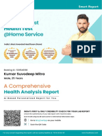 Comprehensive health analysis and personalized report
