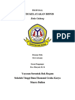 Studi Kelayakan Bisnis Bolu Gulung