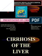 CIRRHOSIS OF LIVER (Practice of Medicine)