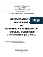 Self-Learning Materials Discipline & Ideas in Social Sciences