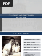 Famous Architects of Phils