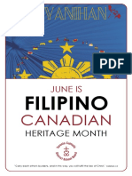 2022 JUNE Filipino Heritage Poster