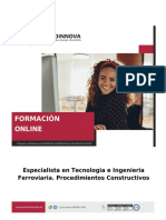 Curso Tecnologia Ingenieria Ferroviaria