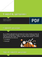 Control operaciones