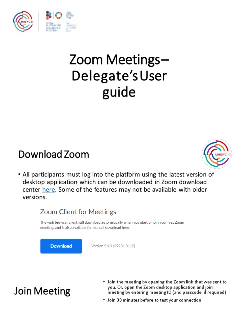 A Guide to Participating Effectively in Zoom Meetings Key Functions