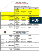 Agenda Semanal E.E. Prof. João Teixeira de Araújo