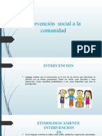Diapositivas Intervención Social A La Comunidad