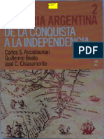 Historia Argentina Tomo 2 de La Conquista A La Independencia Assadourian y Otros Ed Paidos