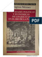 Actividades Políticas y Económicas de Los Jesuitas en El Río de La Plata. Magnus MÖRNER (1985)