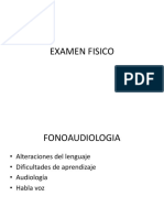 Examen físico en fonaudiología y TMJ