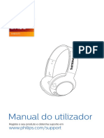 Manual Do Fone de Ouvido Philips SHB3075
