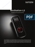 Biostation L2: Fingerprint Ip Access Terminal