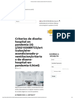 Criterios de Diseño - Hospital en Pandemia (II) - ACR Latinoamérica